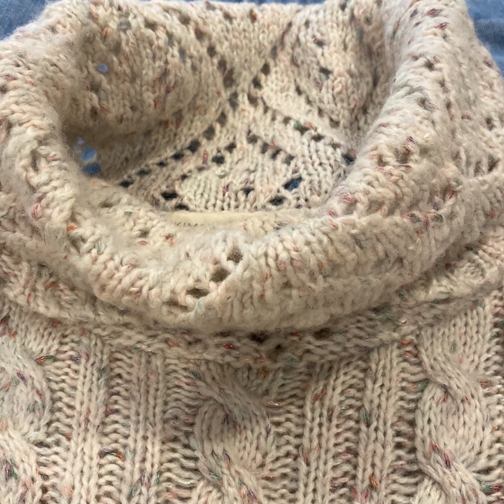 ANTHROPOLOGY KIMCHI & BLUE GORGEOUS COWL NECK SWEATER WITH DETAILS - Picture 9 of 16